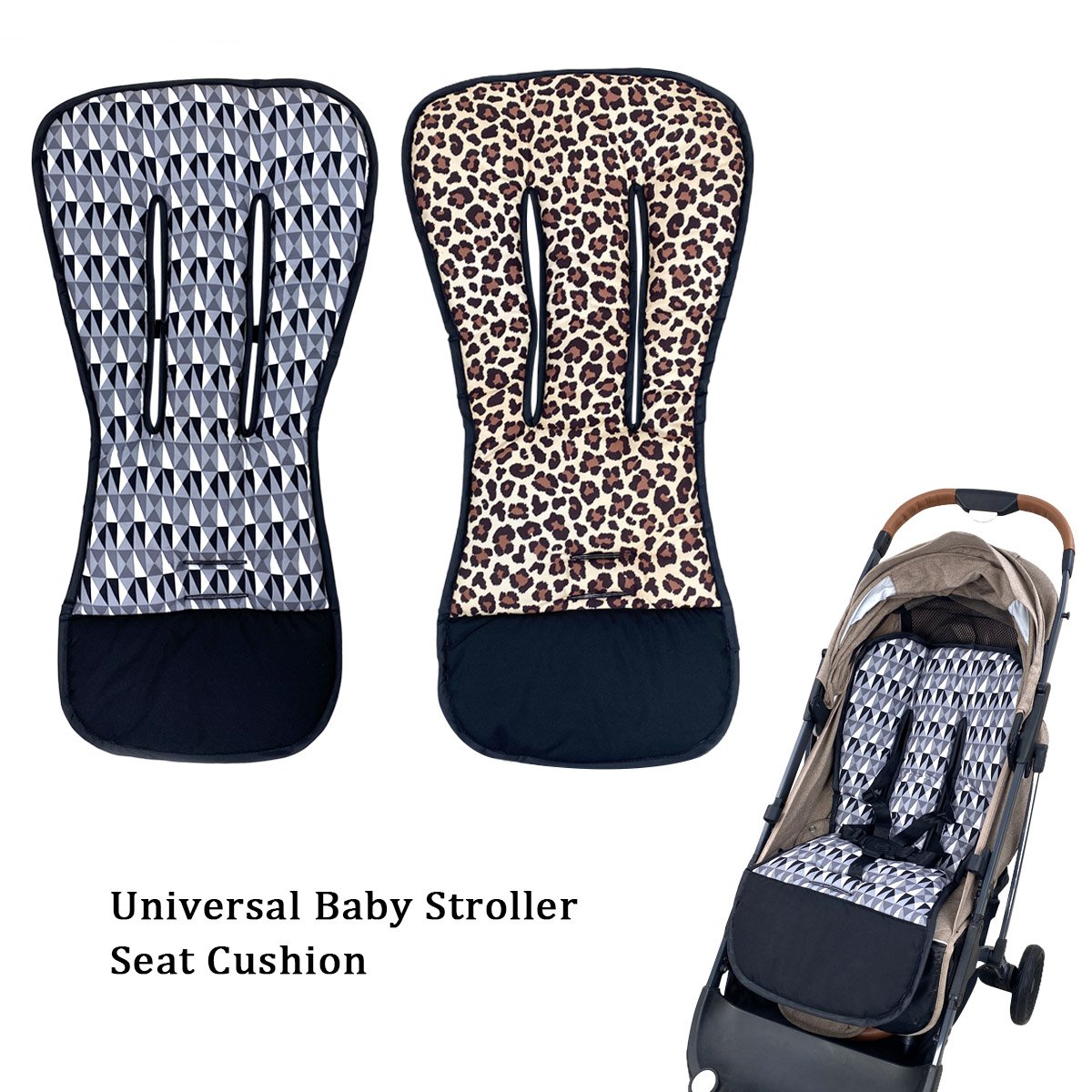 Universal Baby Stroller Seat Cushion Kids Pushchair Car Cart High Chair Seat Trolley Soft Mattress Baby Stroller Accessories - Image 4