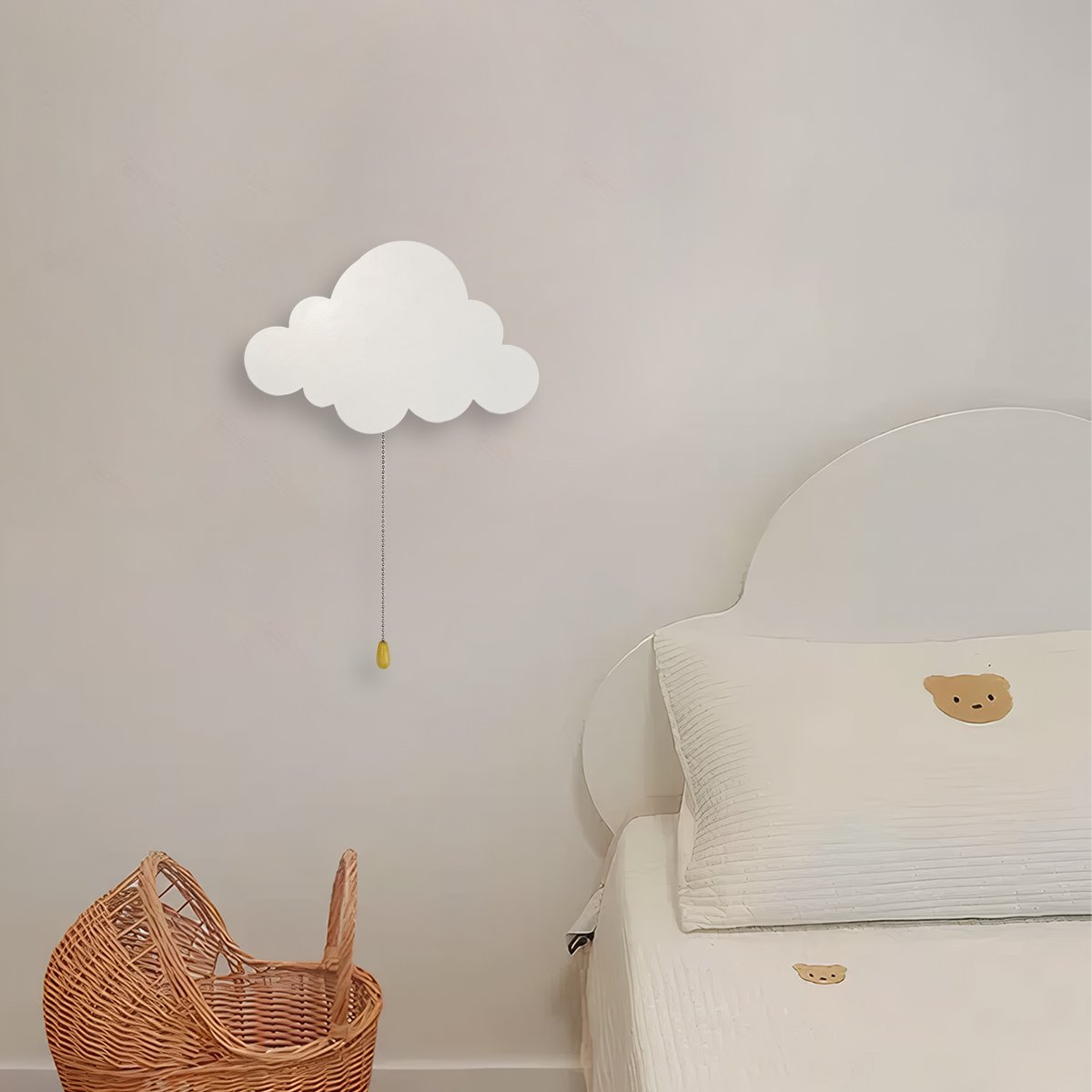 Cloud Light - Floating Cloud Wall Lamps for Nursery & Kids' Bedrooms | Battery-operated Hanging Night Lights - Image 5
