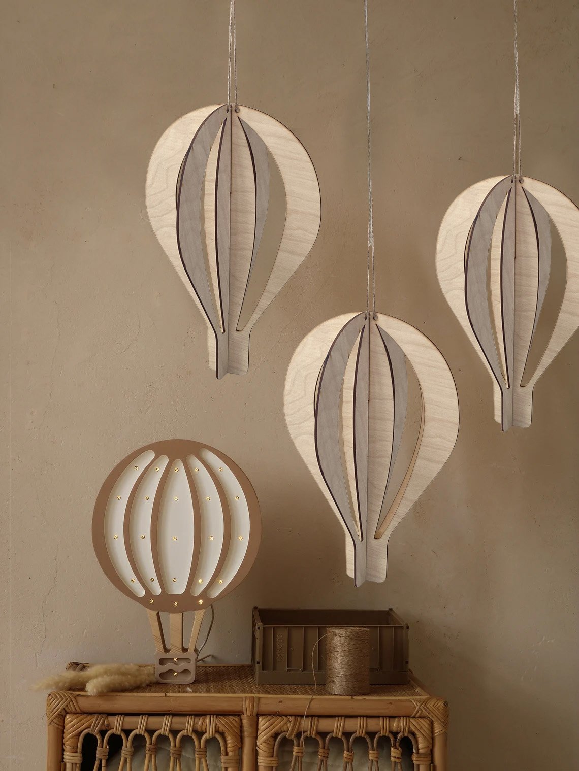 3pcs/lot Nordic 3D Hanging Hot Air Balloon Children's Room Decoration Accessories Home Crafts Nursery Decoration - Image 3
