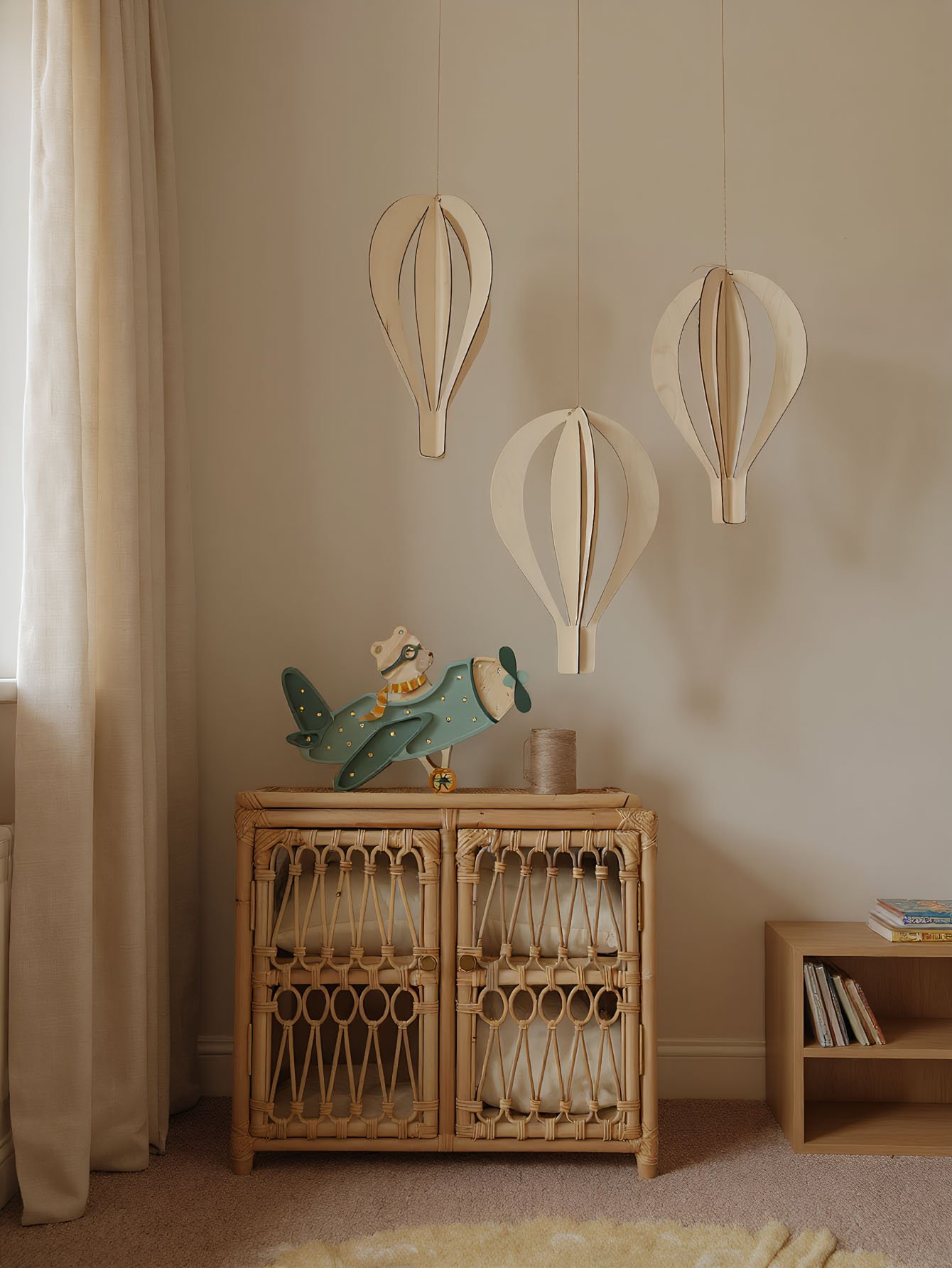 3pcs/lot Nordic 3D Hanging Hot Air Balloon Children's Room Decoration Accessories Home Crafts Nursery Decoration - Image 5